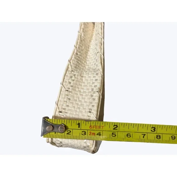 Girls Hand Embroidered White Vintage Bag W/Floral Design  Ages 2-7 Bag only - Picture 12 of 15